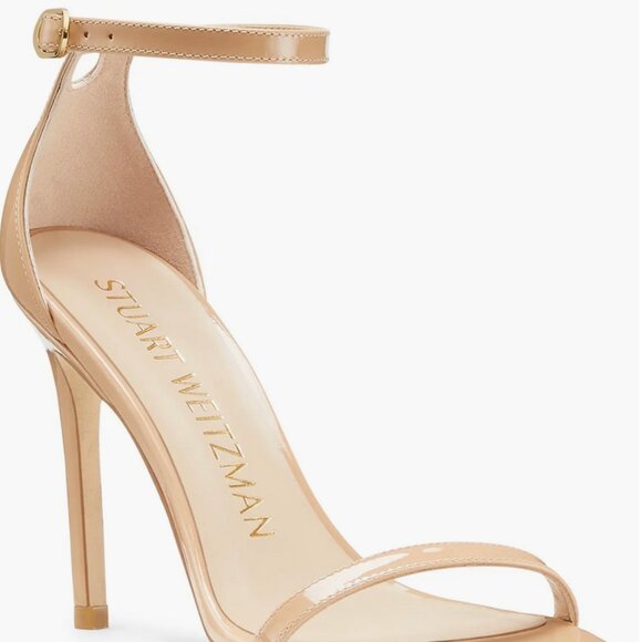 Stuart Weitzman Shoes - Stuart Weitzman Nude Strappy Heels